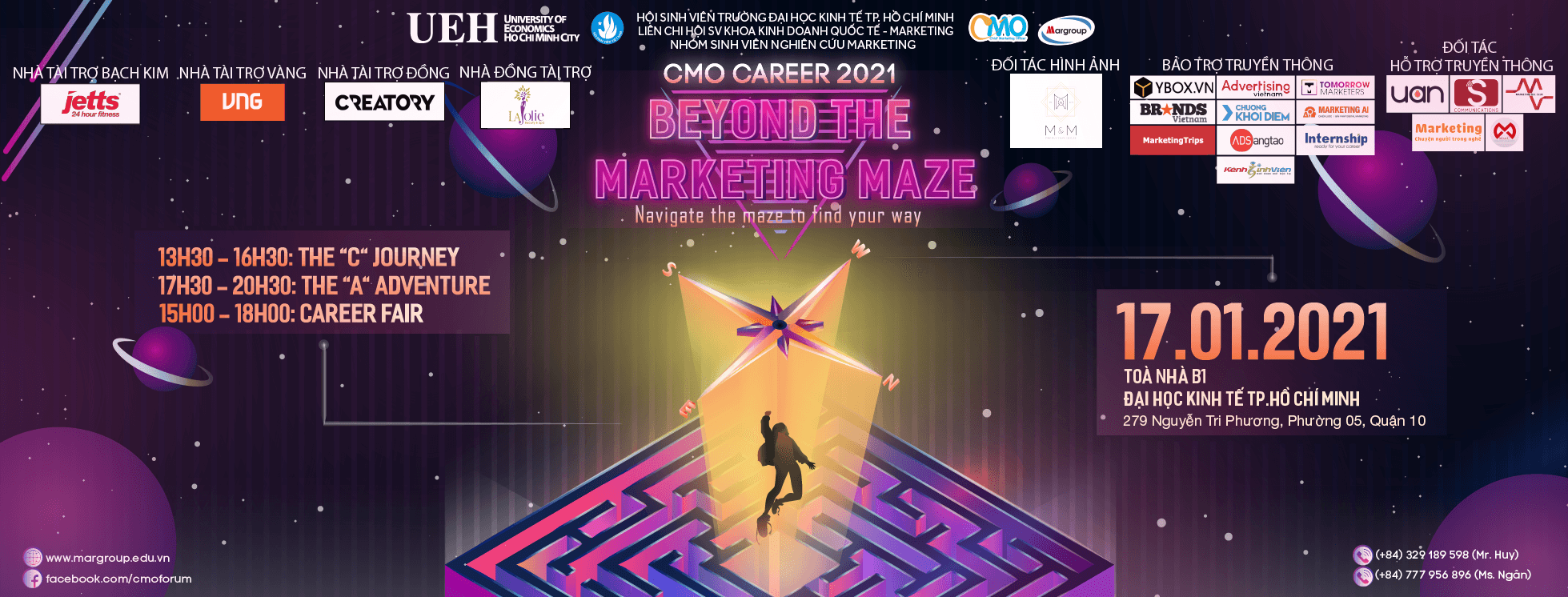 CHƯƠNG TRÌNH CMO CAREER 2021: "BEYOND THE MARKETING MAZE"