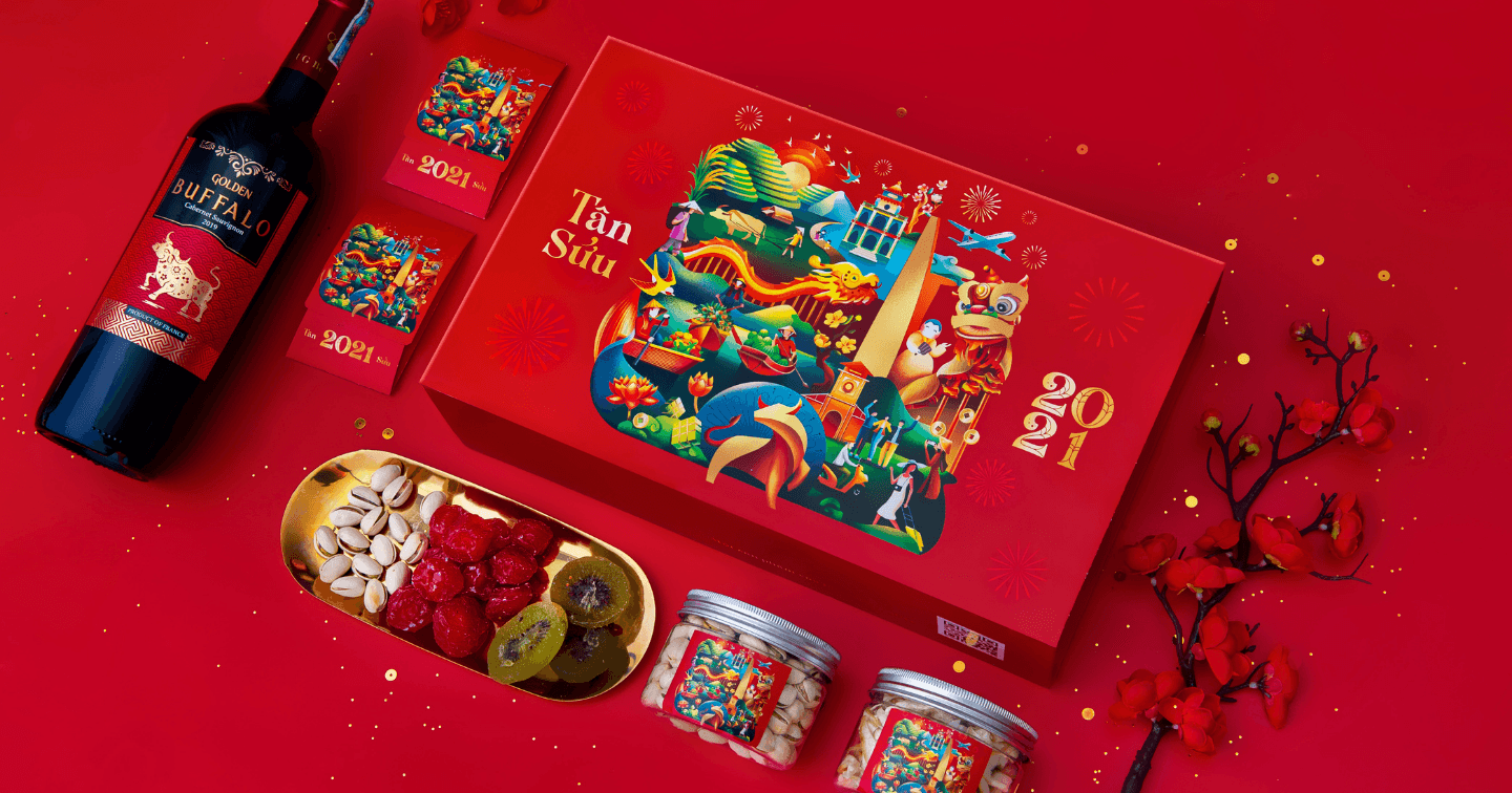 #Packaging: Tết Bình An - Thiết kế hộp quà Tết chứa đựng niềm hy vọng