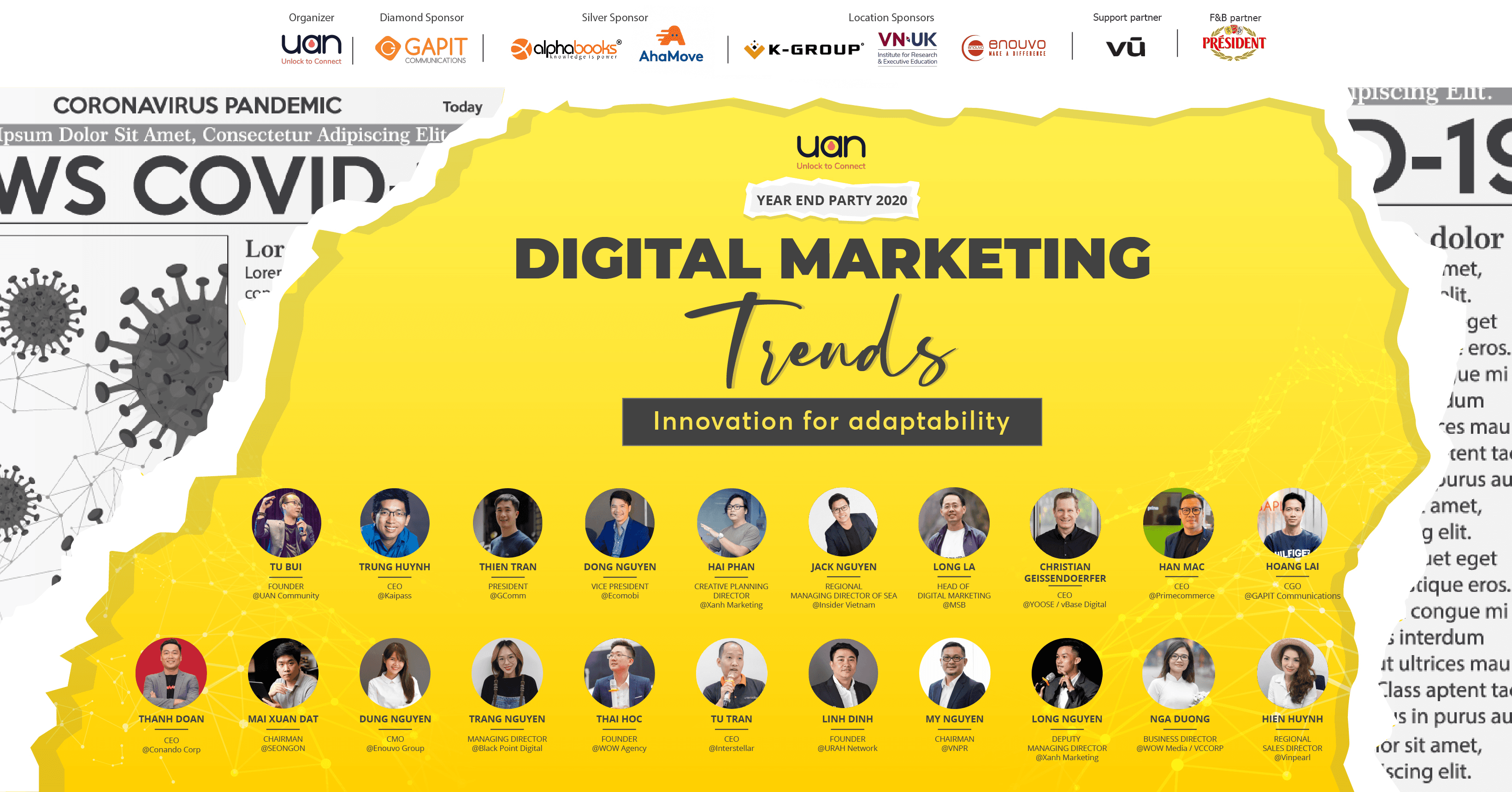 Sự kiện UAN YEAR END PARTY 2020 – DIGITAL MARKETING TRENDS