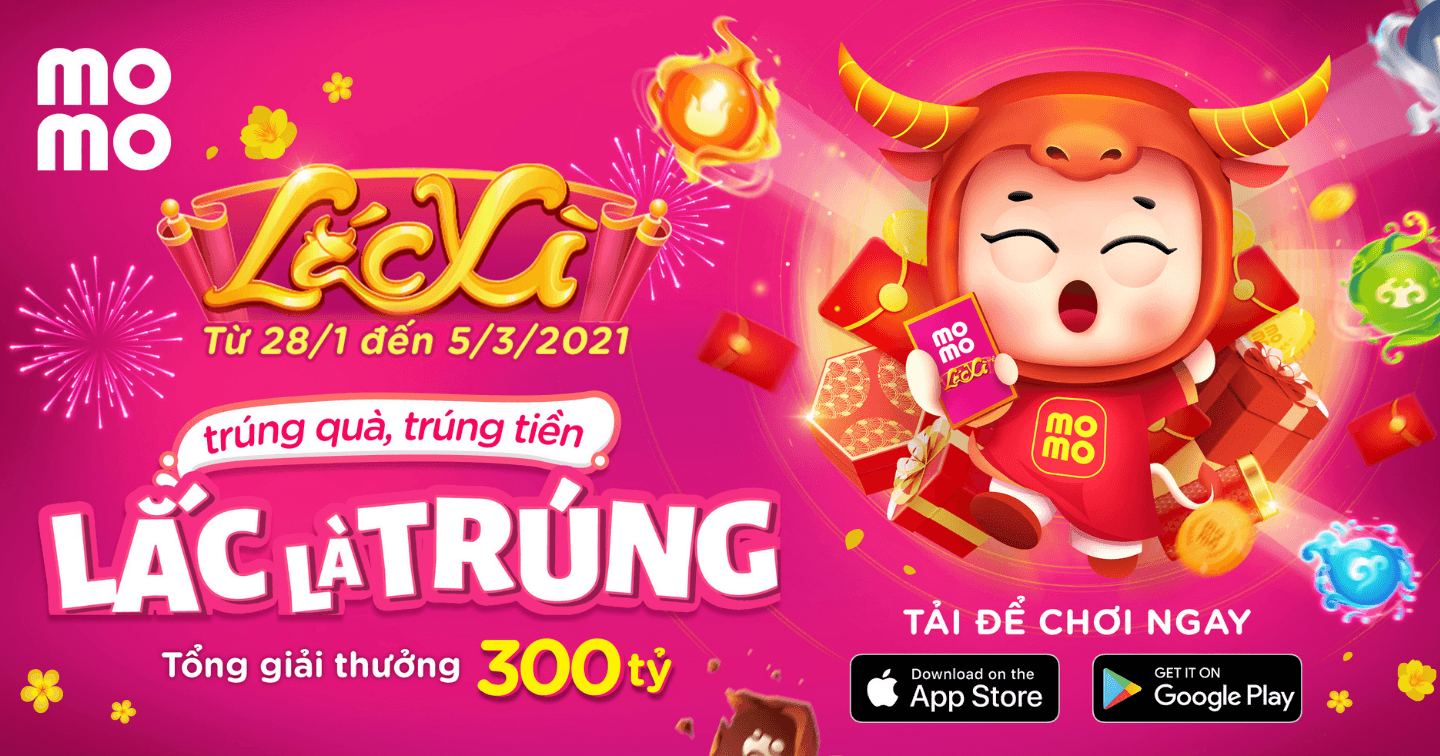 Lắc Xì mùa 3: “Mâm cỗ” độc đáo MoMo chiêu đãi người dùng ngày Tết