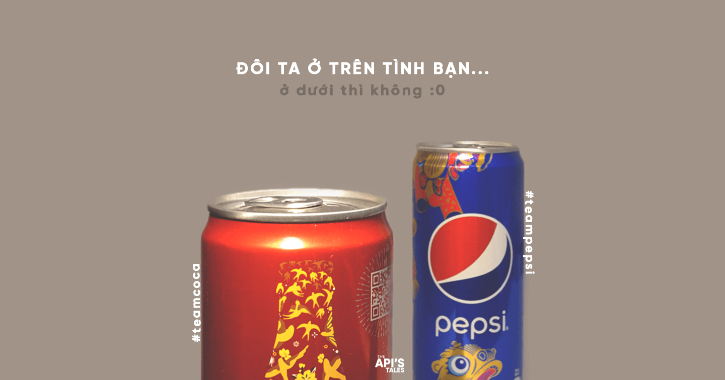 Coca Cola or Pepsi | And then we depart from each other...