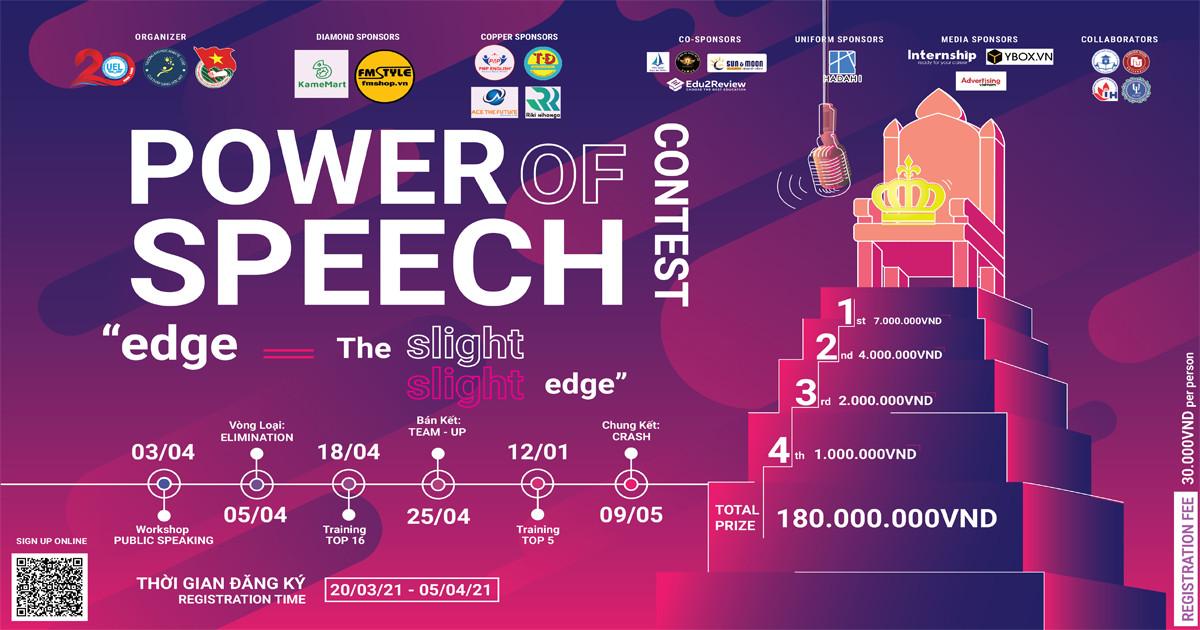 POWER OF SPEECH 2021 - TỰ TIN CẤT LÊN TIẾNG NÓI CỦA MÌNH