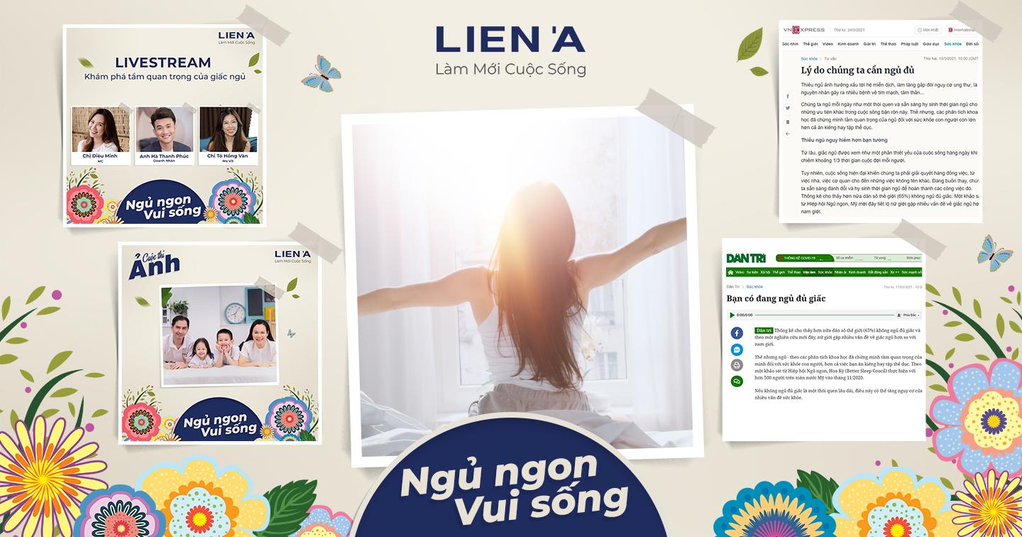 [Case Study] Liên Á đề cao vai trò giấc ngủ đối với sức khỏe con người, thông qua chiến dịch: “Ngủ ngon, Vui sống”