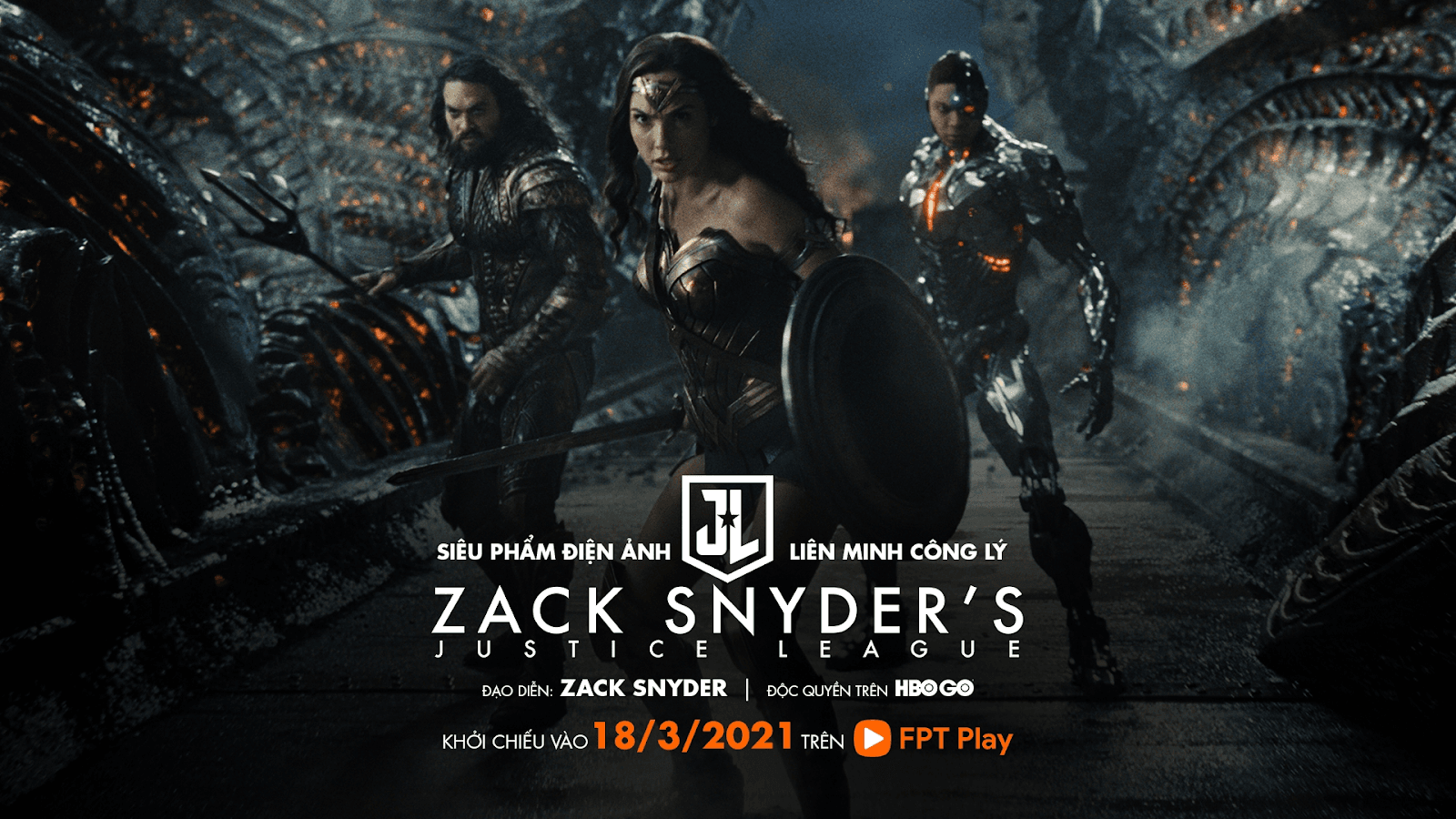 FPT Play Trở Lại Cuộc Đua Entertainment Apps Với Bom Tấn Justice League - Zack Snyder's Cut