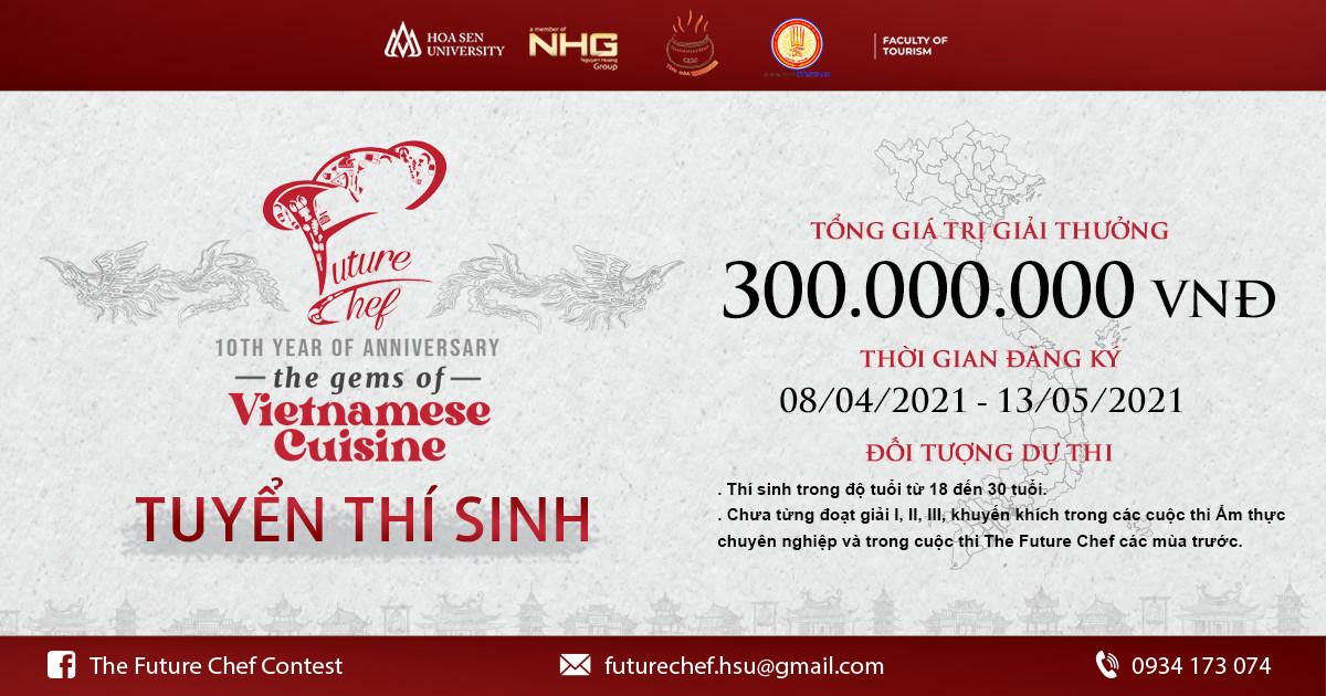 ❗ Chính thức tuyển thí sinh The Future Chef Contest mùa thứ 10  ❗