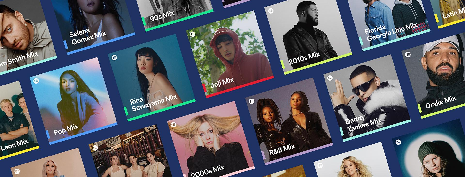 Spotify ra mắt Spotify Mixes mới: Danh sách phát được cá nhân hóa theo nghệ sĩ, theo thể loại và theo các bài hát yêu thích nhất thập niên