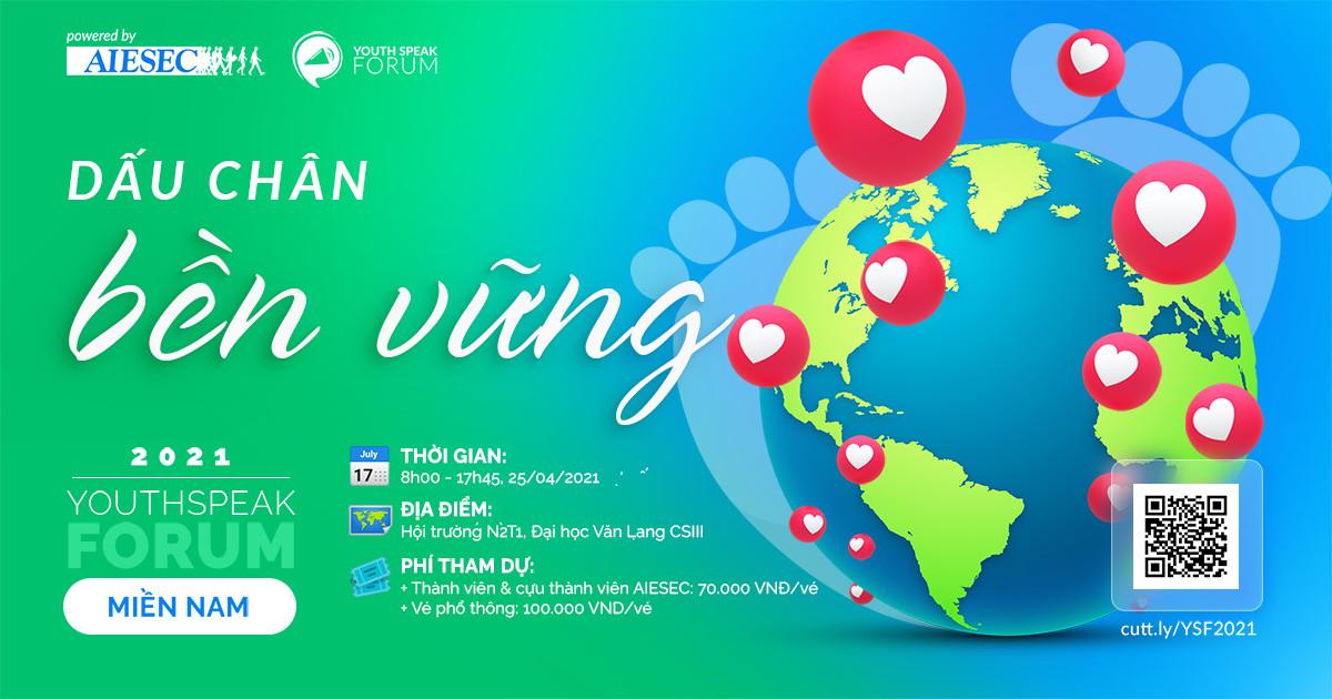 YOUTHSPEAK FORUM 2021  - KHÔNG GIAN HÀNH ĐỘNG CHO TIẾNG NÓI TRẺ VANG XA