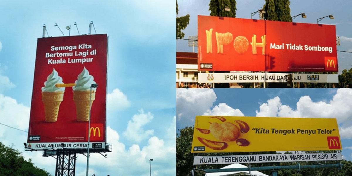 Mượn đồ ăn để tôn vinh địa danh nổi tiếng, McDonald’s ghi điểm nhờ chiến dịch OOH sáng tạo tại Malaysia
