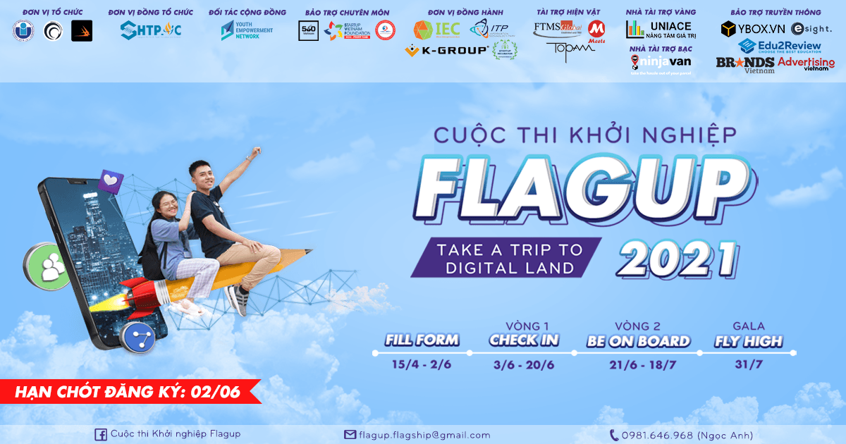 Cuộc thi Khởi nghiệp FLAGUP 2021 chính thức khởi động