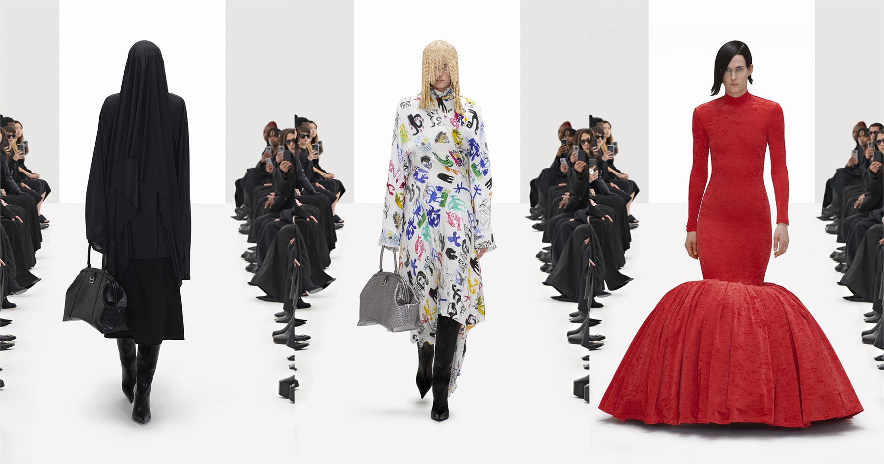 Hợp tác với Gucci, Balenciaga tung bộ sưu tập “Đạo nhái" trên sàn diễn ảo