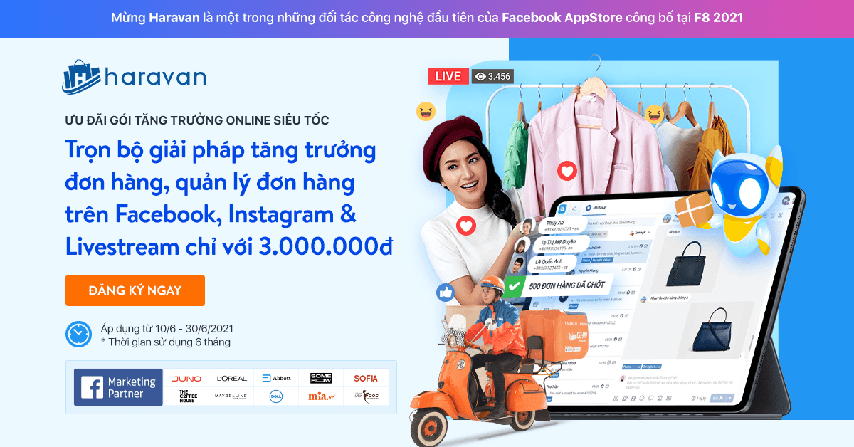 Harasocial giải pháp quản lý bán hàng toàn diện trên Facebook, Instagram và Livestream của Haravan chính thức ra mắt