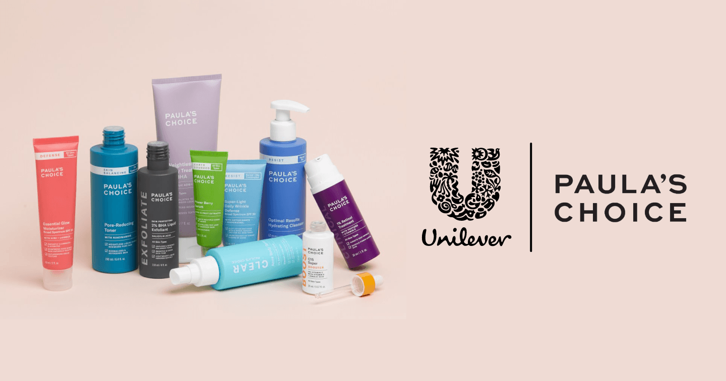 Unilever mua lại Paula’s Choice, tiến vào phân khúc skincare cao cấp