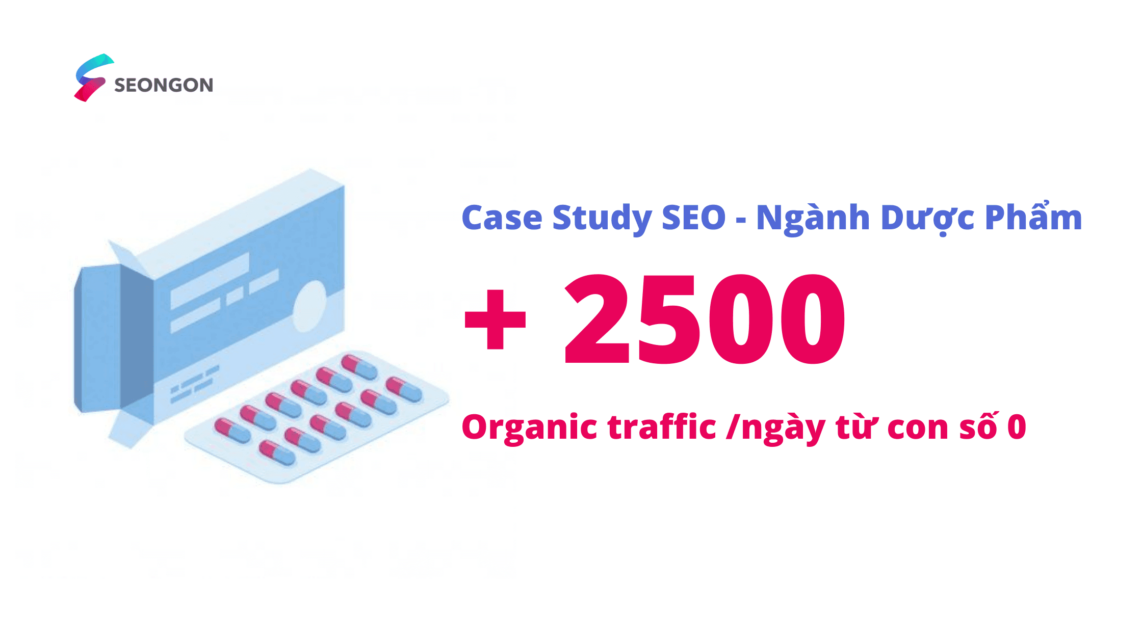 Case Study SEO ngành dược phẩm - Từ 0 đến 2500 Traffic/tháng