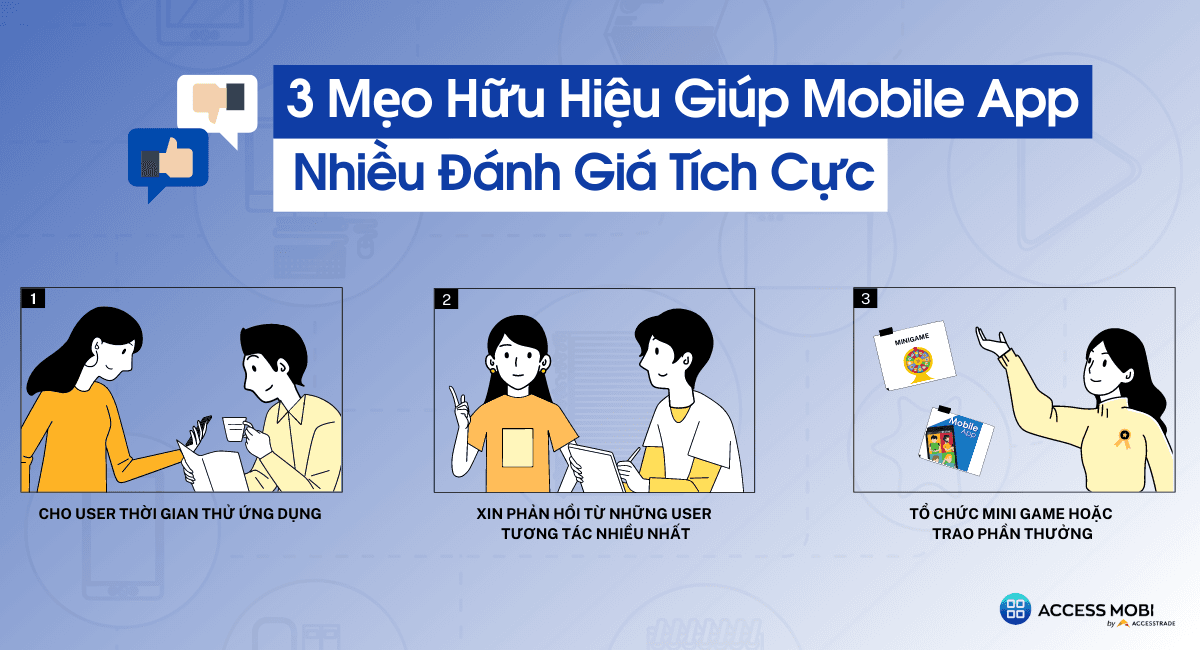 Sức mạnh của user review và rating đối với lượt tải Mobile App