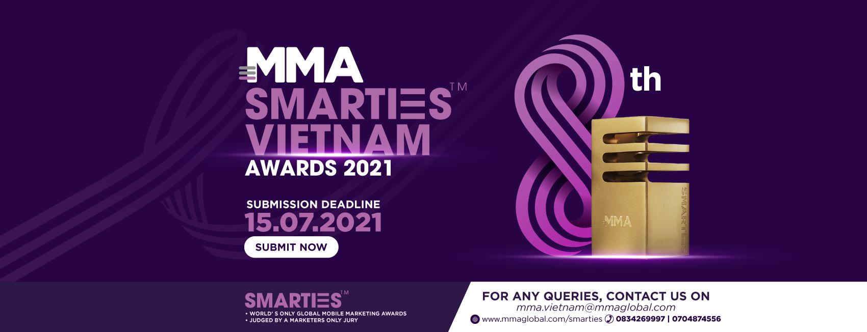 Giải thưởng SMARTIES™ 2021 - Sân chơi duy nhất và lớn nhất về Modern Marketing tại Việt Nam đã trở lại
