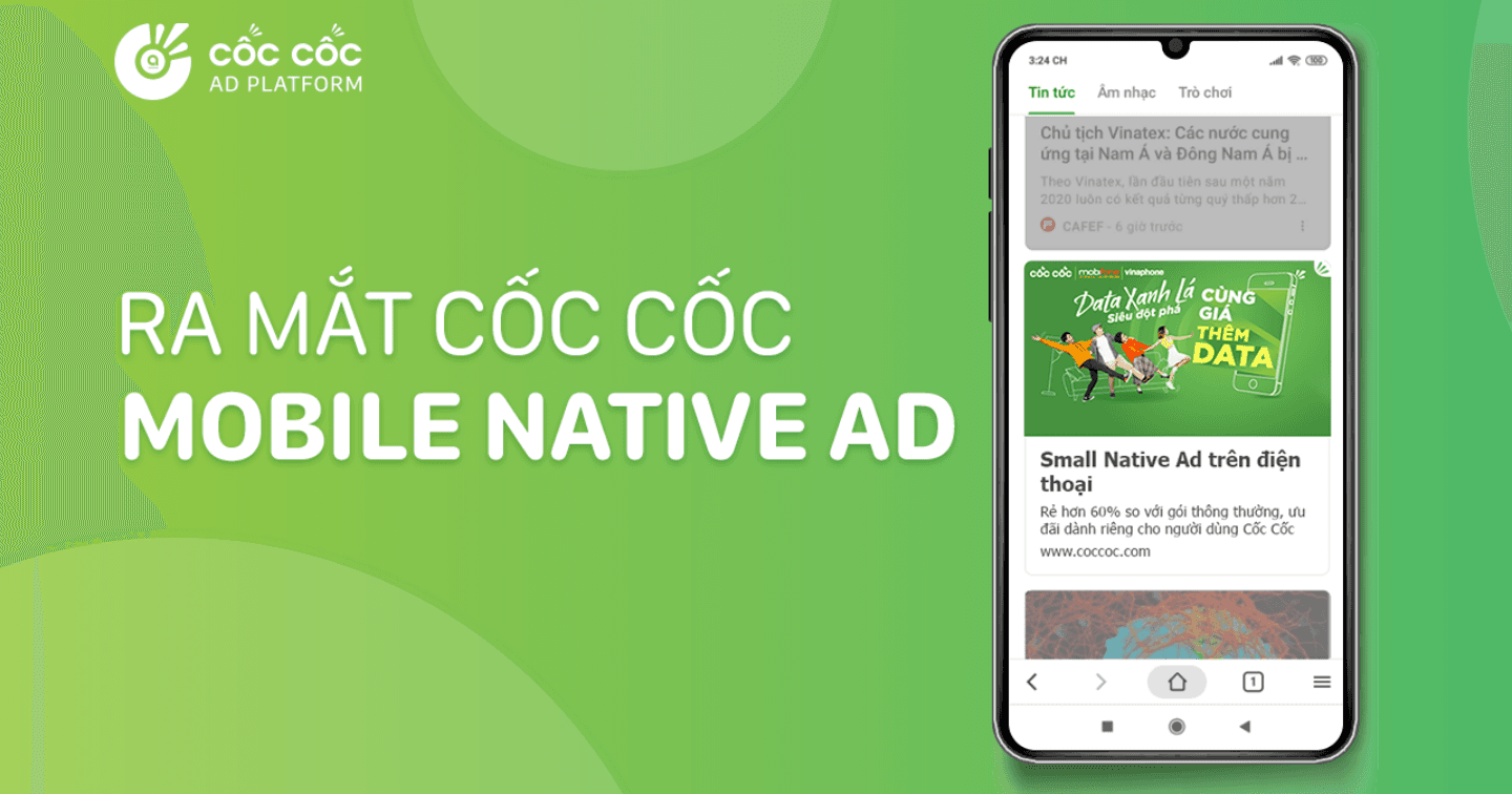 Cốc Cốc ra mắt Mobile Native Ad - Giải pháp quảng cáo tự nhiên trên thiết bị di động