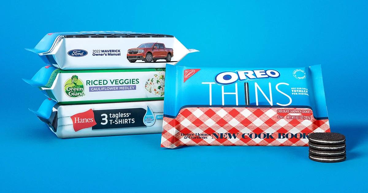 Oreo “ngụy trang” trong bao bì của các thương hiệu khác, bảo vệ bánh của người lớn khỏi trẻ em