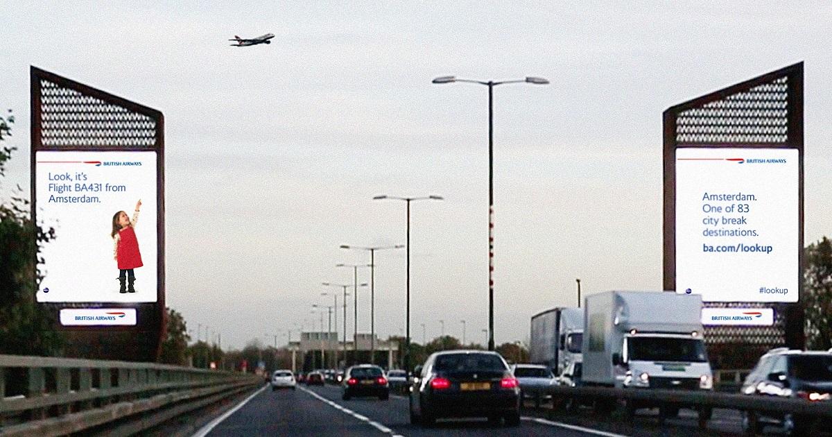 Chiến dịch quảng cáo ngoài trời sáng tạo "Bay là điều kỳ diệu" của British Airways