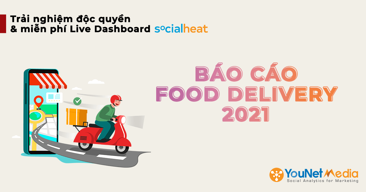 Trải nghiệm độc quyền & miễn phí Live Dashboard về ngành hàng Giao Đồ Ăn