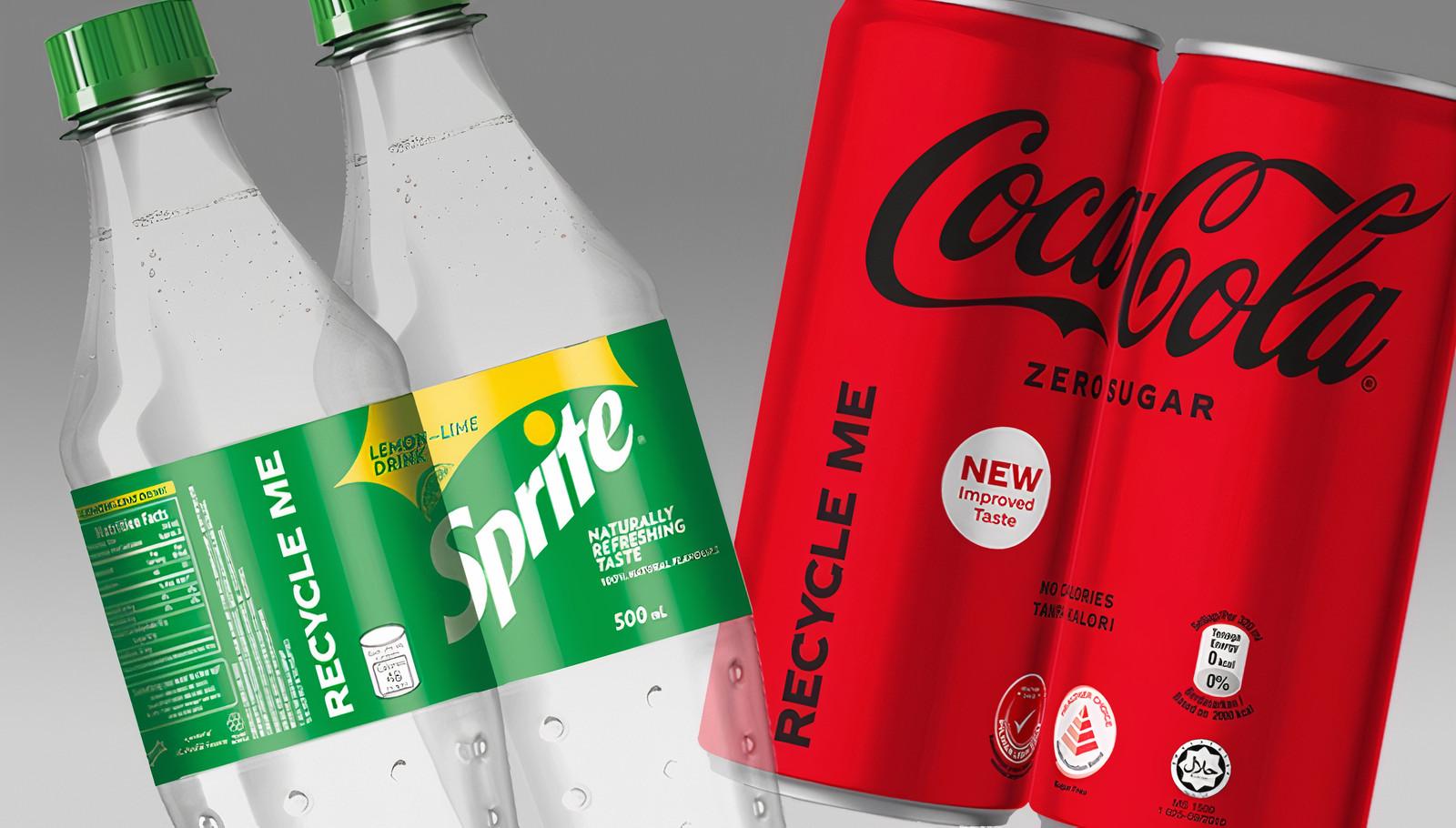 Coca-Cola in thông điệp "Hãy tái chế tôi" lên chính bao bì sản phẩm 