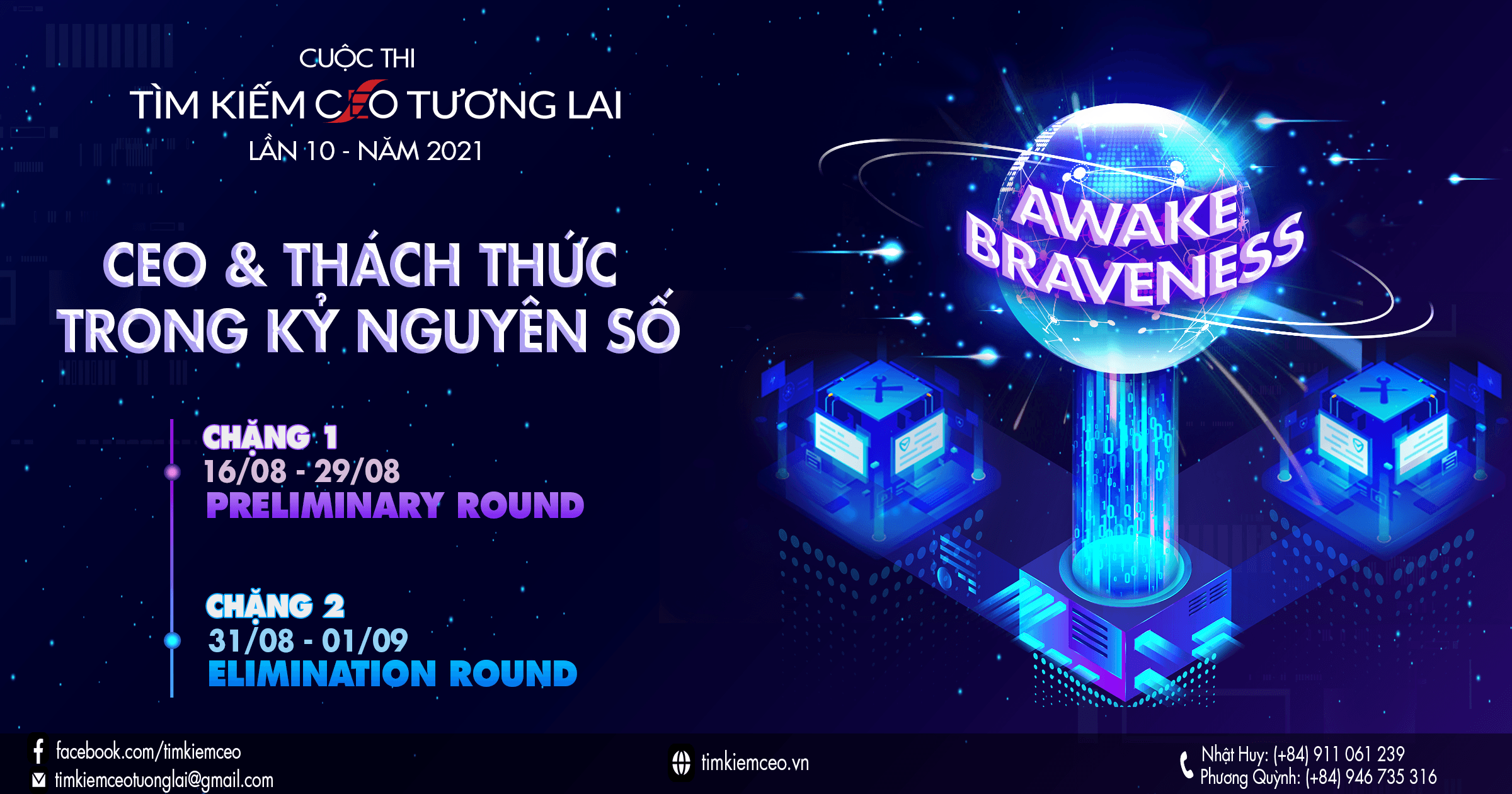 Chính Thức Phát Động Vòng 1: Awake Braveness Cuộc Thi “Tìm Kiếm Ceo Tương Lai” Lần Thứ 10