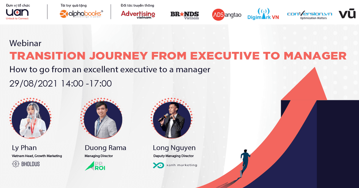 Mời tham dự webinar: Transition Journey from Executive to Manager