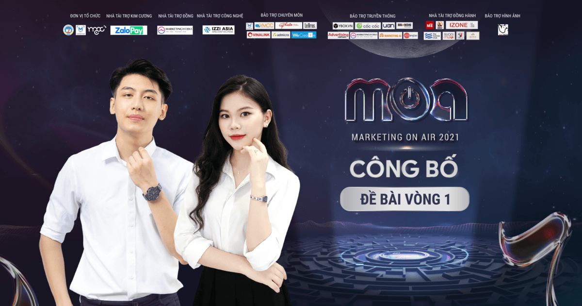 Marketing On Air 2021 - Cuộc Thi Marketing Hàng Đầu Cho Sinh Viên Công Bố Đề Bài Vòng 1 