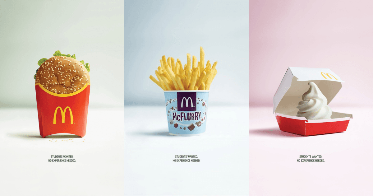 McDonald’s "cố tình" tạo lỗi sai trong quảng cáo tuyển dụng để khuyến khích người trẻ