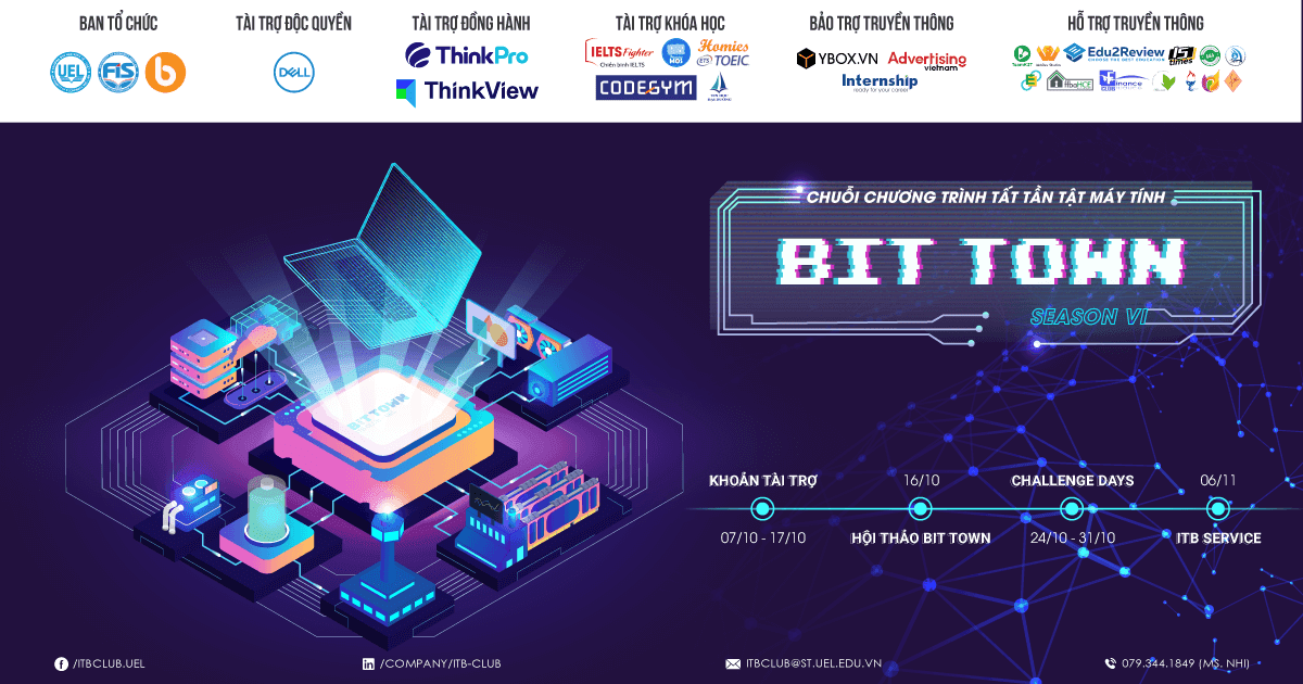 Phát Động Chuỗi Chương Trình 3T - Tất Tần Tật Máy Tính Mùa 6 - "BIT TOWN"