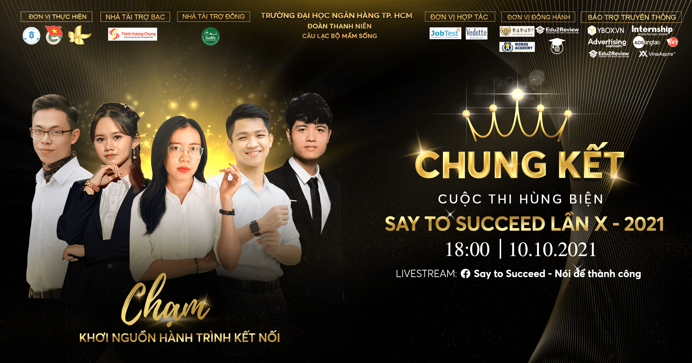 Tham gia Chung kết Cuộc thi Hùng biện "Say to Succeed" lần X - năm 2021