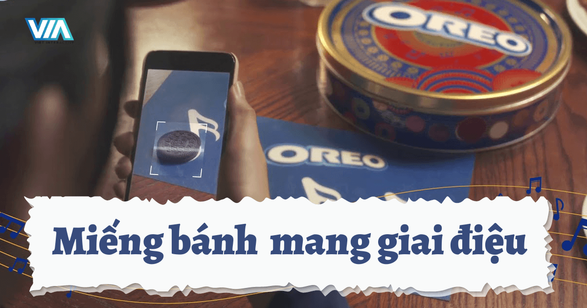 Oreo mang giai điệu Tết trong từng miếng bánh nhờ công nghệ AR