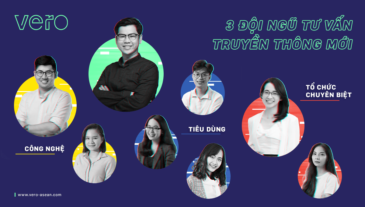 Vero ra mắt 3 đội ngũ tư vấn truyền thông mới tại Việt Nam tập trung vào các lĩnh vực Tiêu dùng, Công nghệ và Tổ chức chuyên biệt