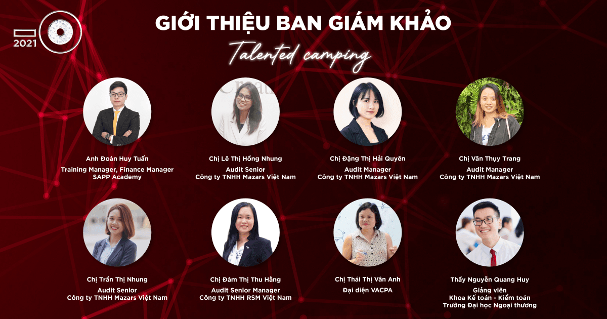 🔓🔓 [Giới thiệu Ban Giám khảo]: Vòng 3 - Talented Camping