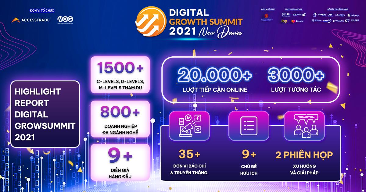 Digital Growth Summit 2021 – Sự kiện tăng trưởng số ấn tượng nhất năm