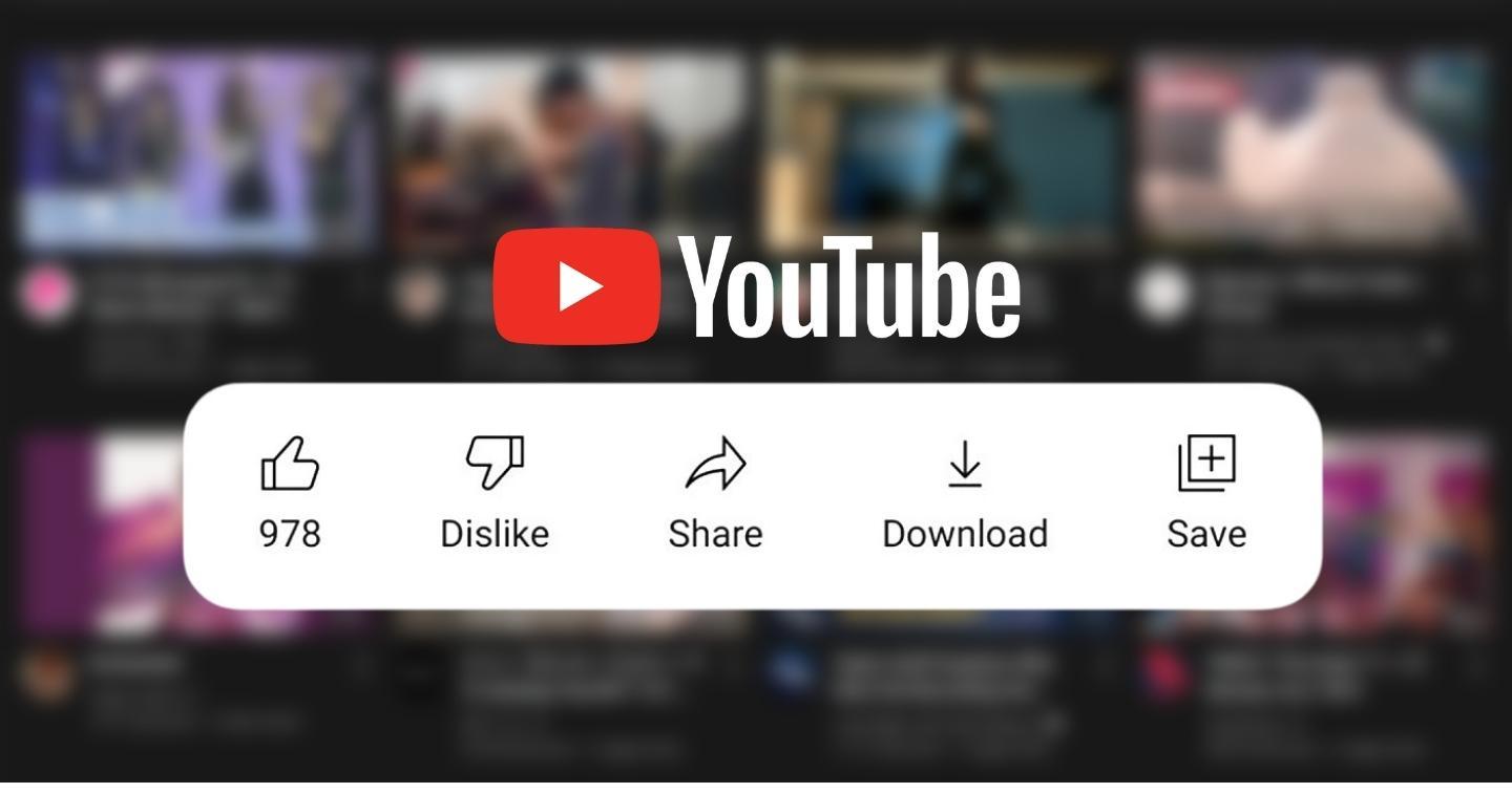 YouTube thử nghiệm ẩn số lượt dislike trên video