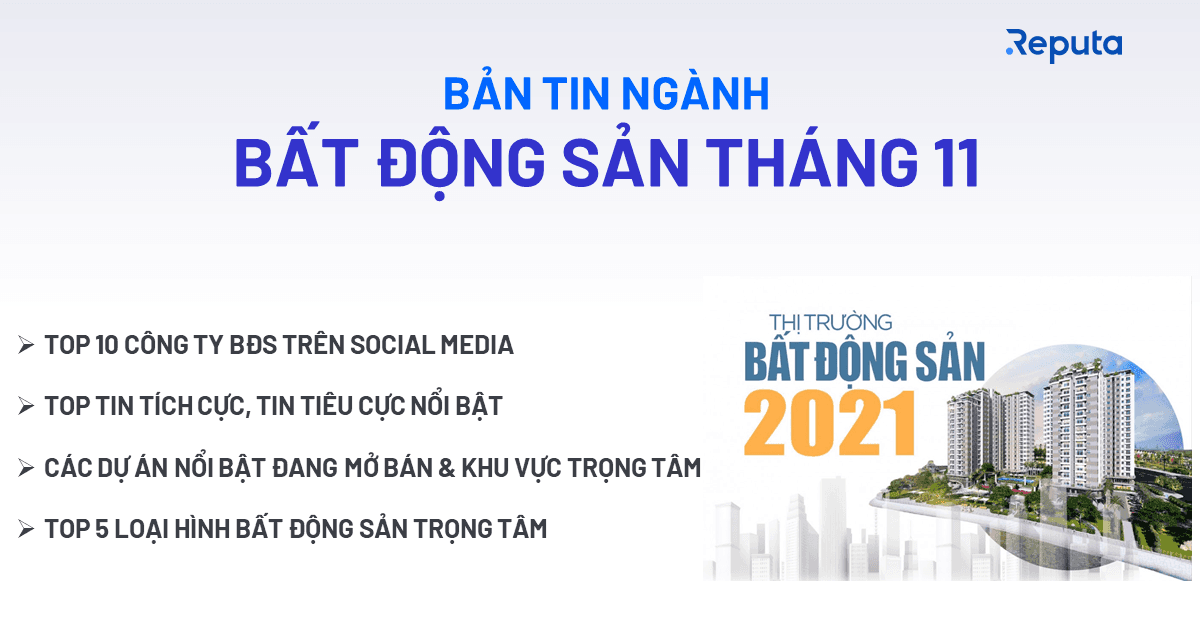 [Download] Bản tin ngành Bất động sản Tháng 11