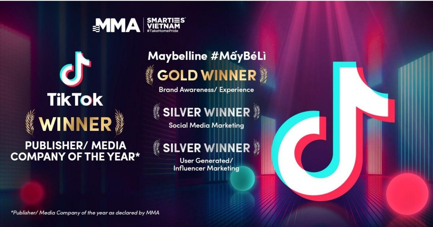 TikTok tiếp tục thắng lớn tại giải MMA SMARTIES 2021