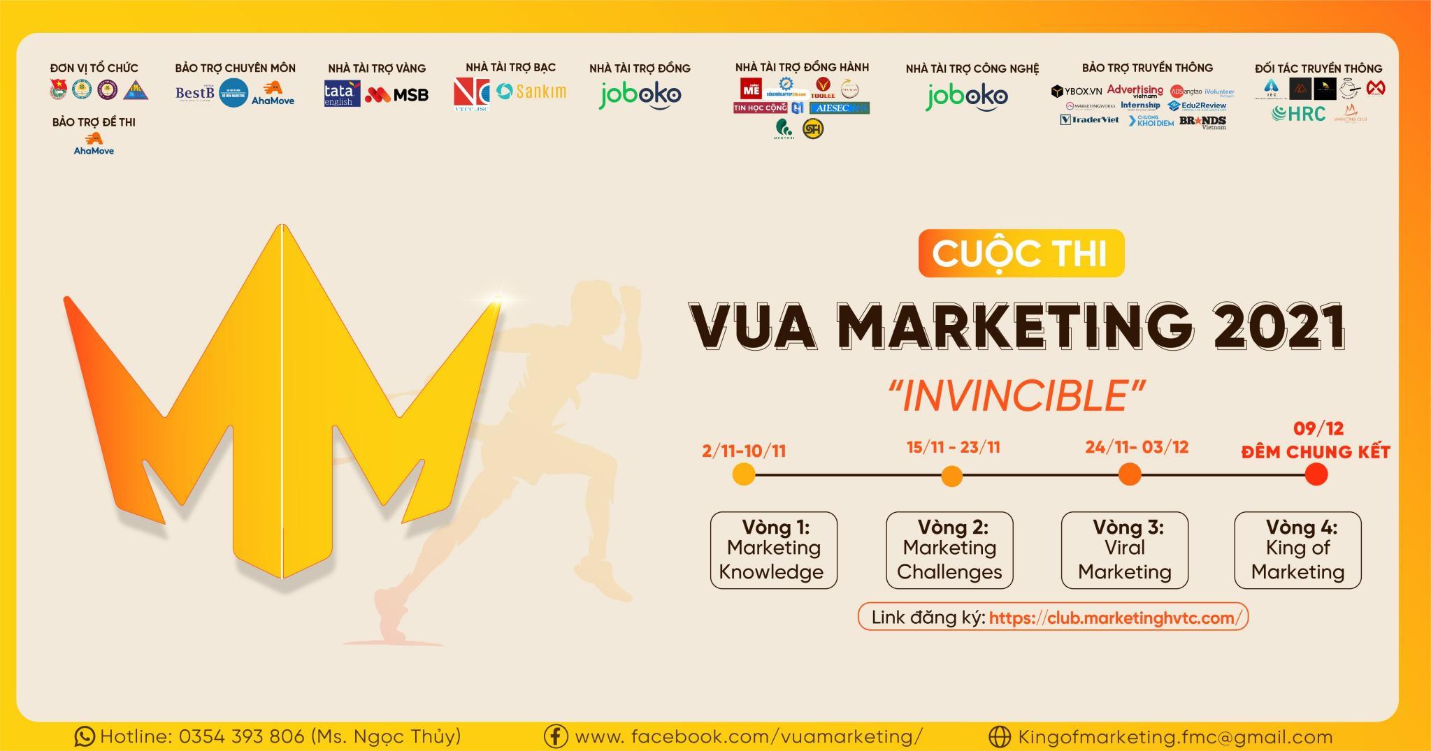 Vua Marketing 2021 - Lộ Diện Top 10 Tài Năng