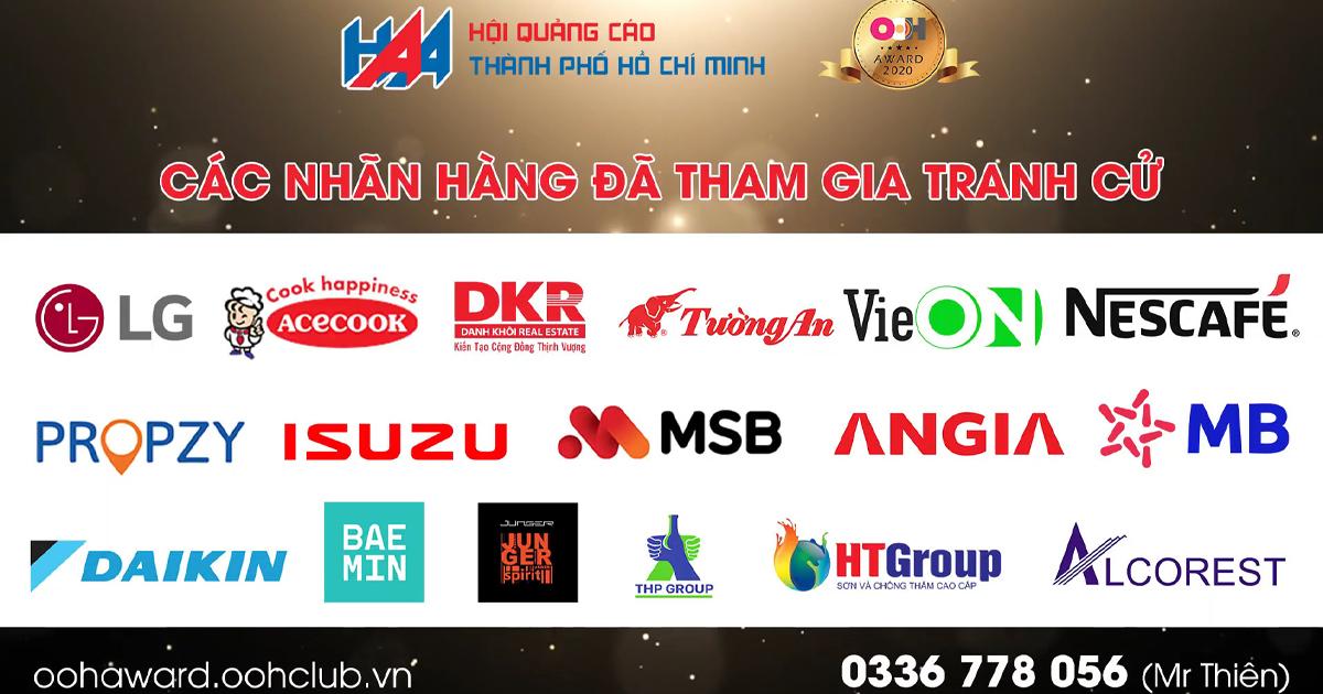 Hàng chục nhãn hàng lớn tranh cử giải thưởng quảng cáo ngoài trời OOH Award 2021