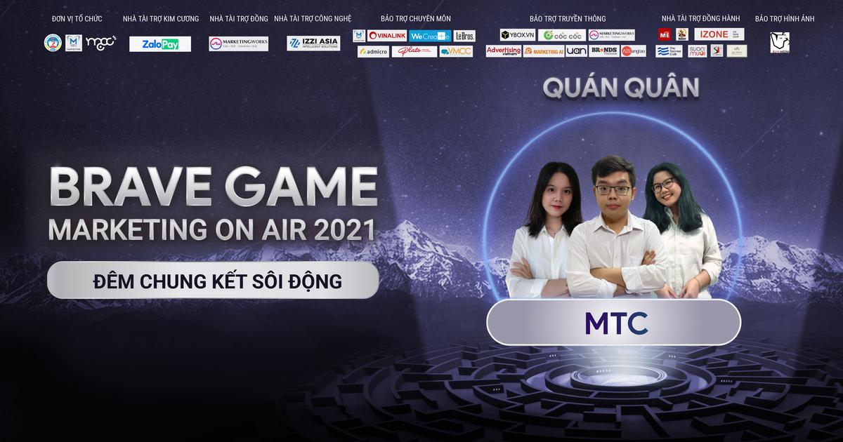 [Marketing On Air 2021]  Đấu trường Brave Game đã chính thức tìm ra nhà vô địch bản lĩnh