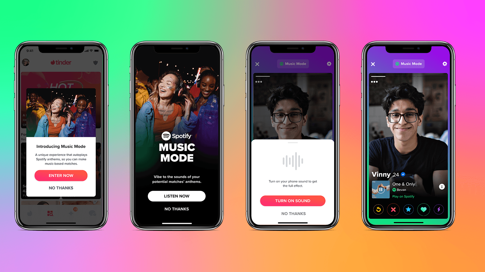 Kết hợp với Spotify ra mắt Music Mode, Tinder giúp người dùng dễ dàng tìm bạn hợp “gu” âm nhạc 