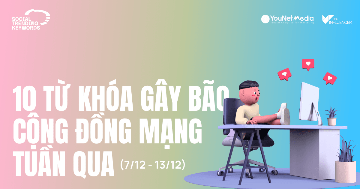 #SocialTrendingKeywords: 10 từ khóa gây bão cộng đồng mạng tuần qua (7/12 - 13/12)