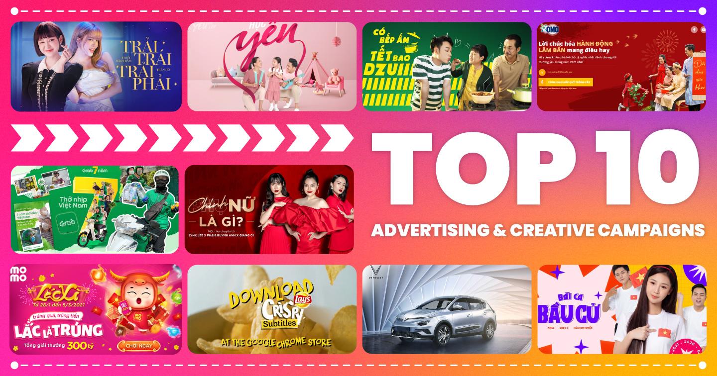10 bài viết phân tích chiến dịch nổi bật trên Advertising Vietnam năm 2021