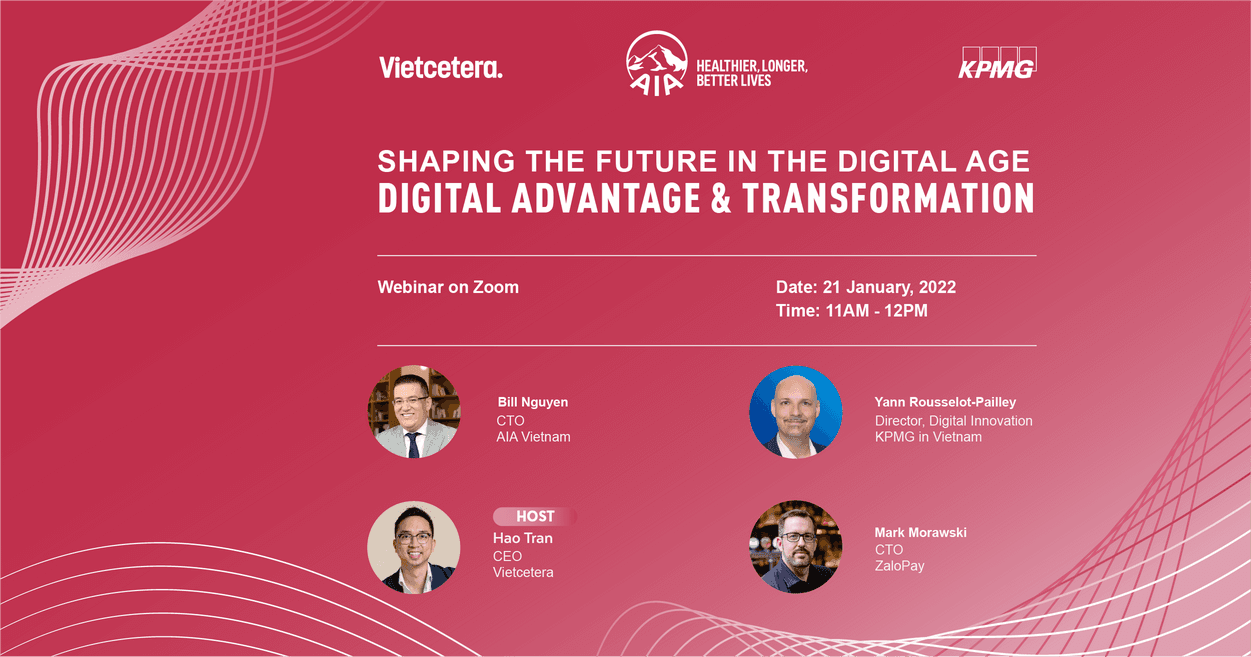MỜI THAM DỰ WEBINAR: AIA - SHAPING THE FUTURE IN THE DIGITAL AGE