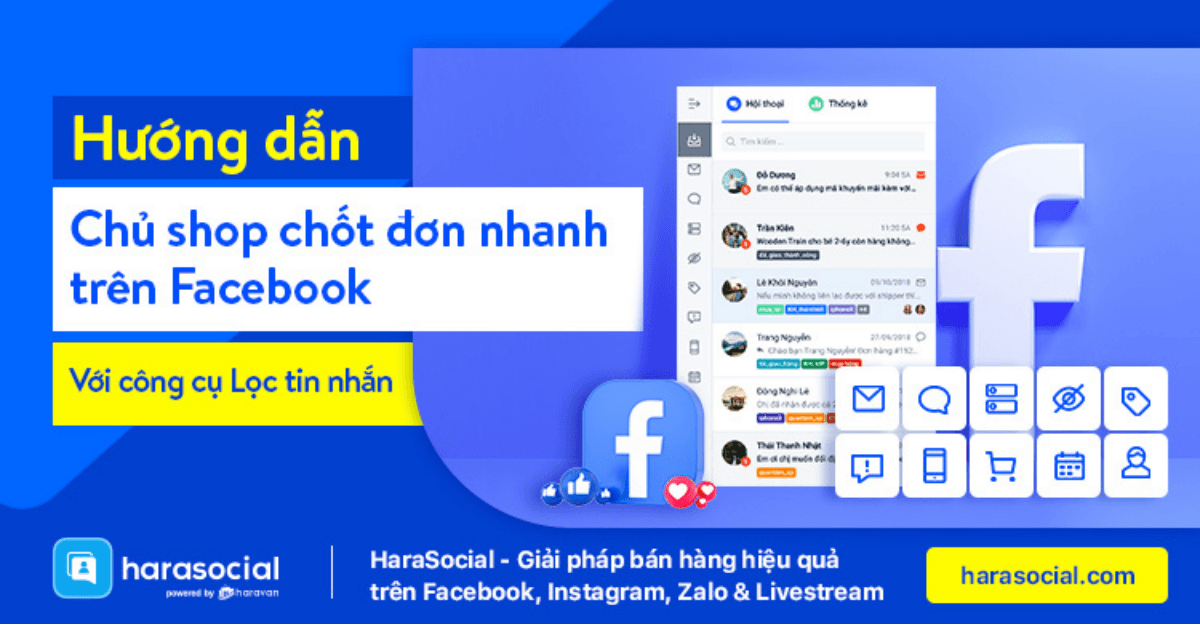 Hướng dẫn Lọc tin nhắn bình luận trên Facebook siêu nhanh