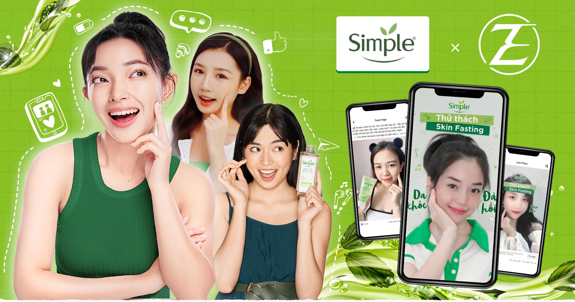 Simple lần đầu ra mắt tại Việt Nam: Thử thách thú vị kết hợp với chiến lược KOLs bài bản từ ZEE Agency