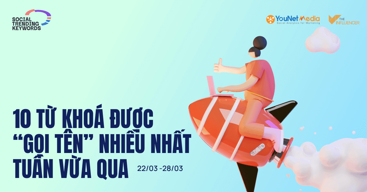 #SocialTrendingKeywords: Gọi tên 10 từ khóa hot nhất mạng xã hội tuần cuối tháng 3 (22/3 - 28/3)