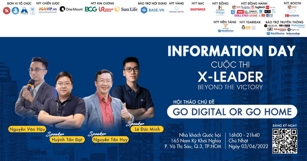 Information Day Cuộc thi X-Leader 2022: Chính thức mở đơn đăng ký