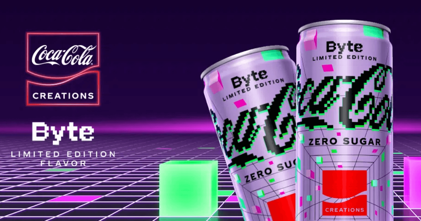 Coca-Cola trình làng phiên bản Zero Sugar Byte có hương vị sống động như pixels