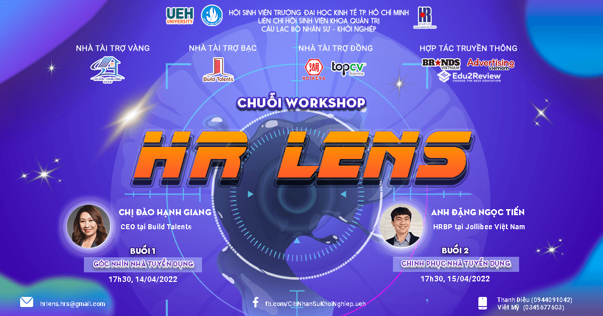 Chuỗi Workshop “HR LENS” - Khám phá Lăng Kính nhà tuyển dụng